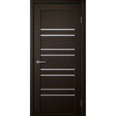 Дверь межкомнатная Сибирь Профиль Ла Стелла 282 Дуб мокко, стекло белое матовое